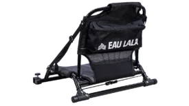 Siège ajustable en aluminium sur rail pour kayak de pêche